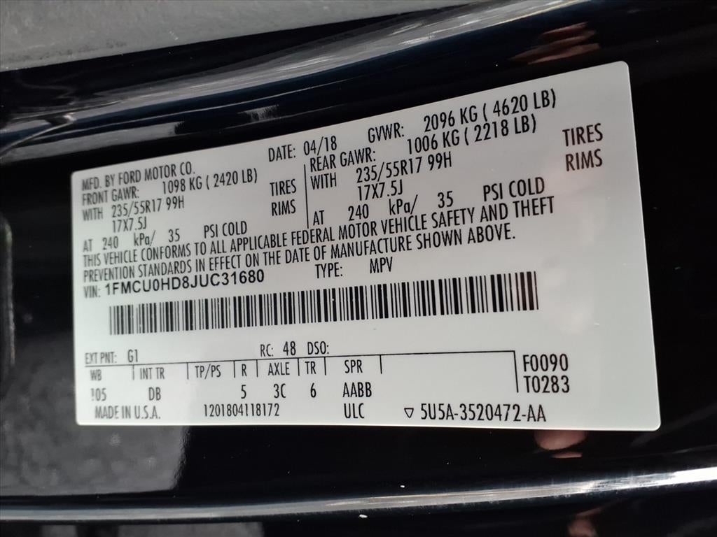 2018 Ford Escape SEL