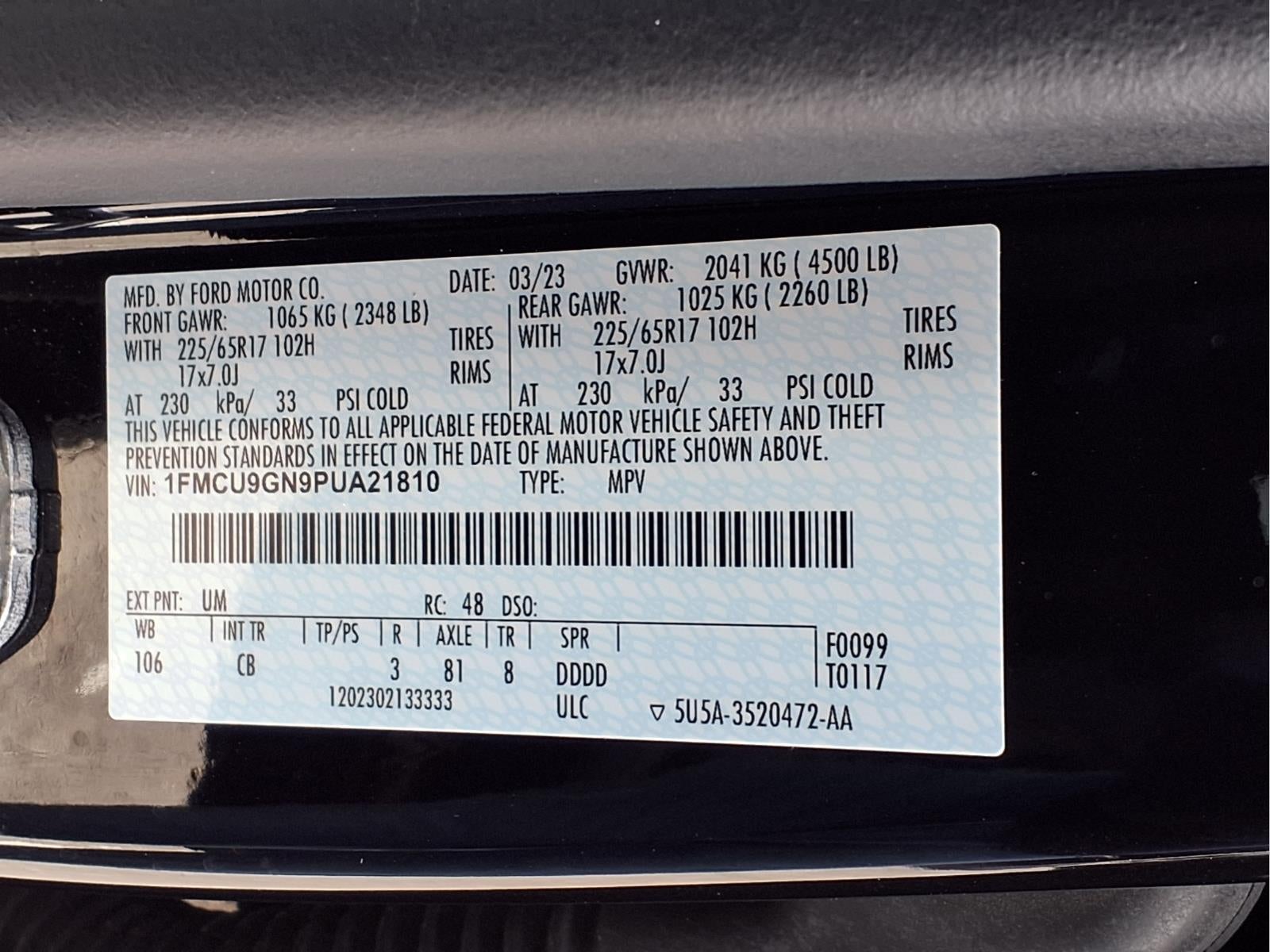 2023 Ford Escape Active