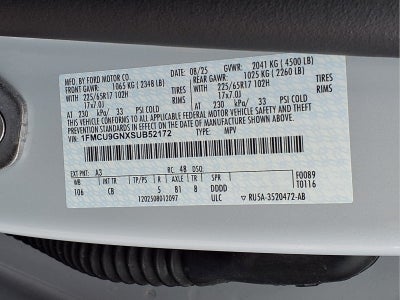 2025 Ford Escape Active