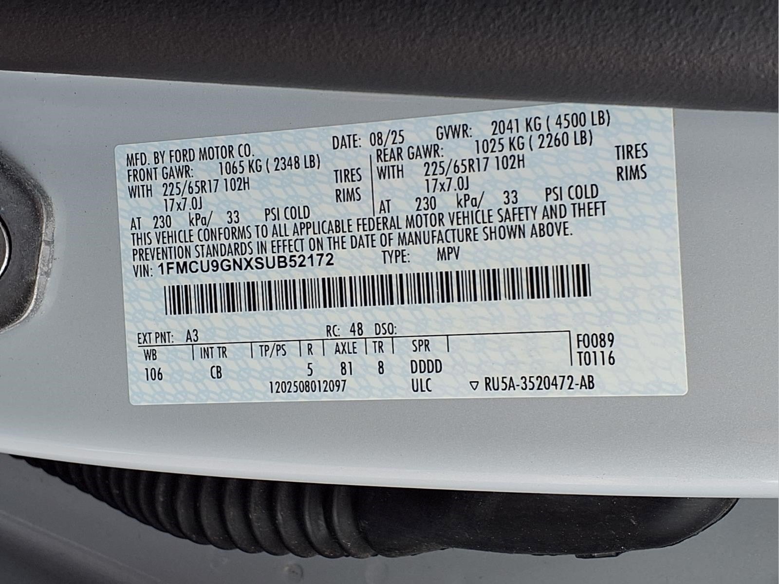 2025 Ford Escape Active