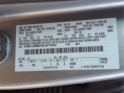 2024 Ford Escape ST-Line