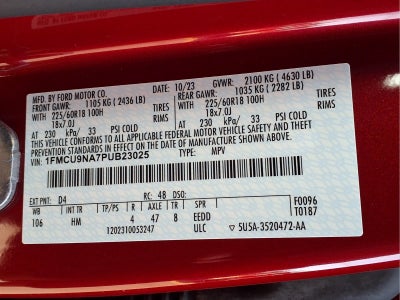 2023 Ford Escape ST-Line Select