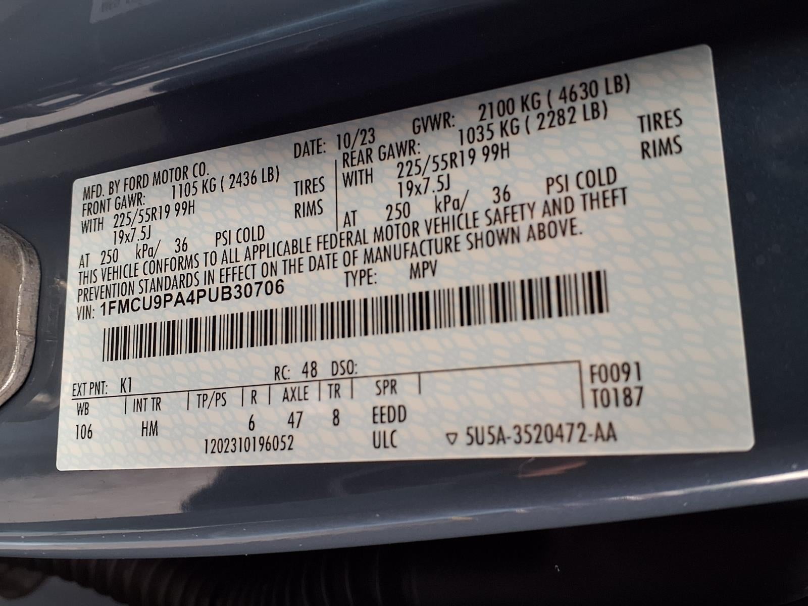 2023 Ford Escape ST-Line Elite