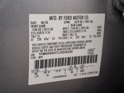 2020 Ford Explorer XLT