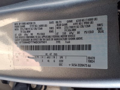 2022 Ford F-450 Super Duty Platinum