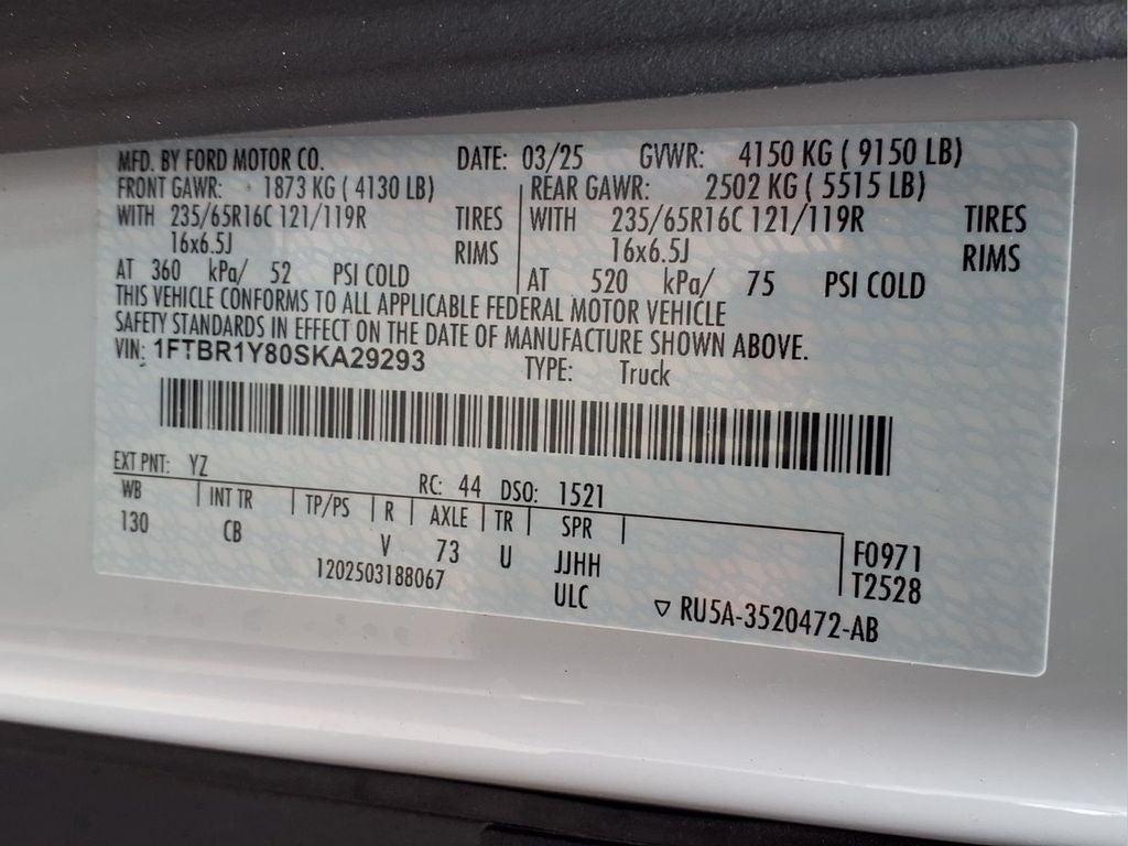 2025 Ford Transit-250 Base