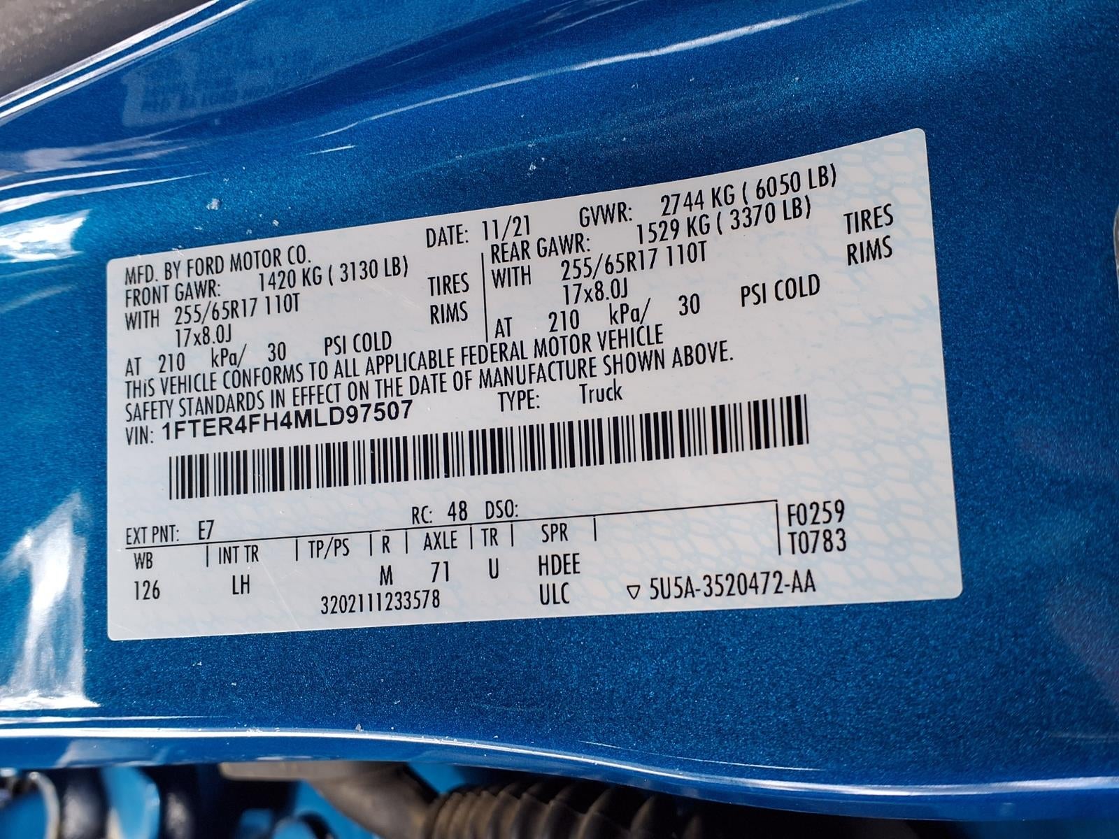 2021 Ford Ranger XLT