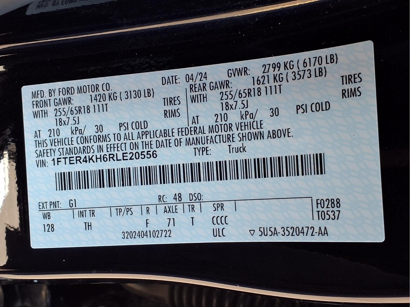 2024 Ford Ranger Lariat