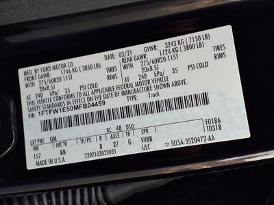 2021 Ford F-150 Platinum