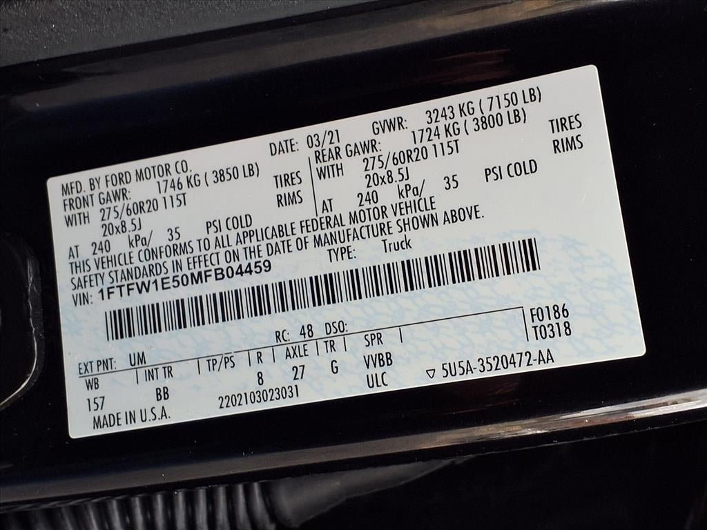 2021 Ford F-150 Platinum