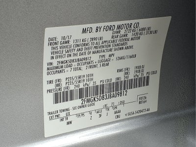 2018 Ford Flex Limited