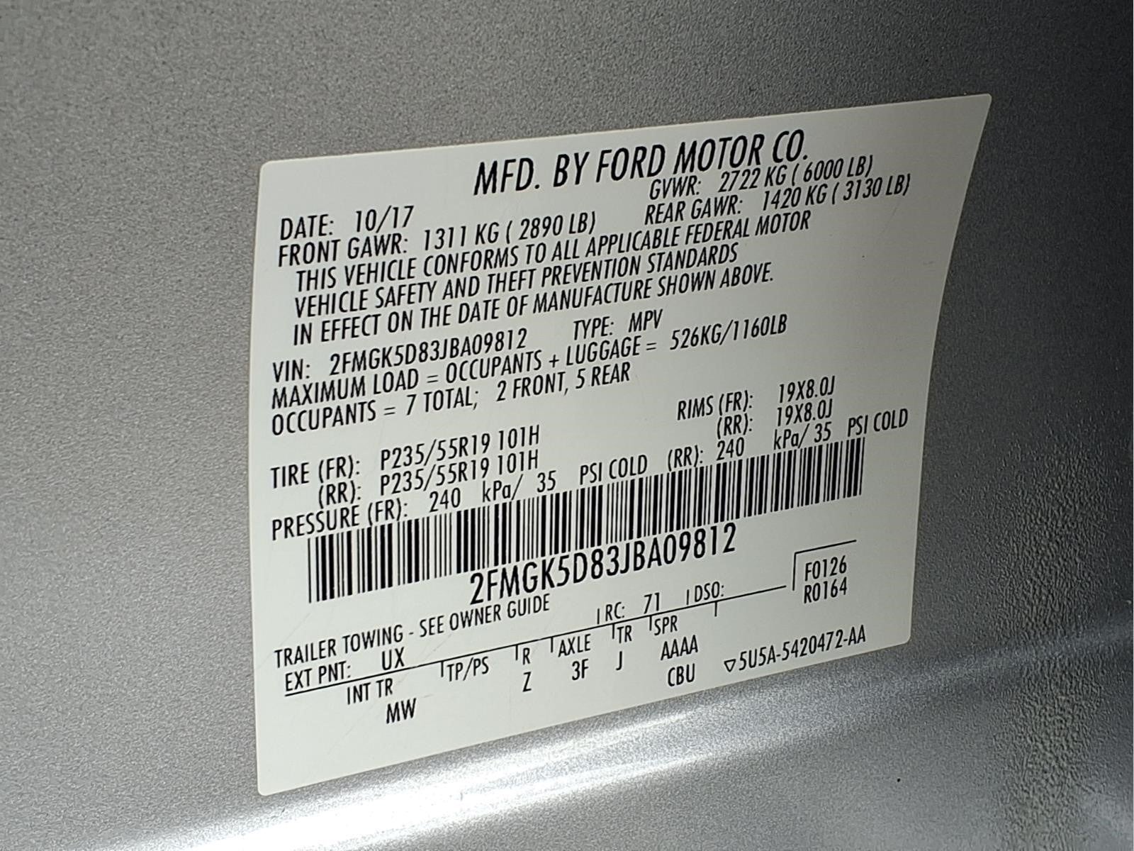 2018 Ford Flex Limited