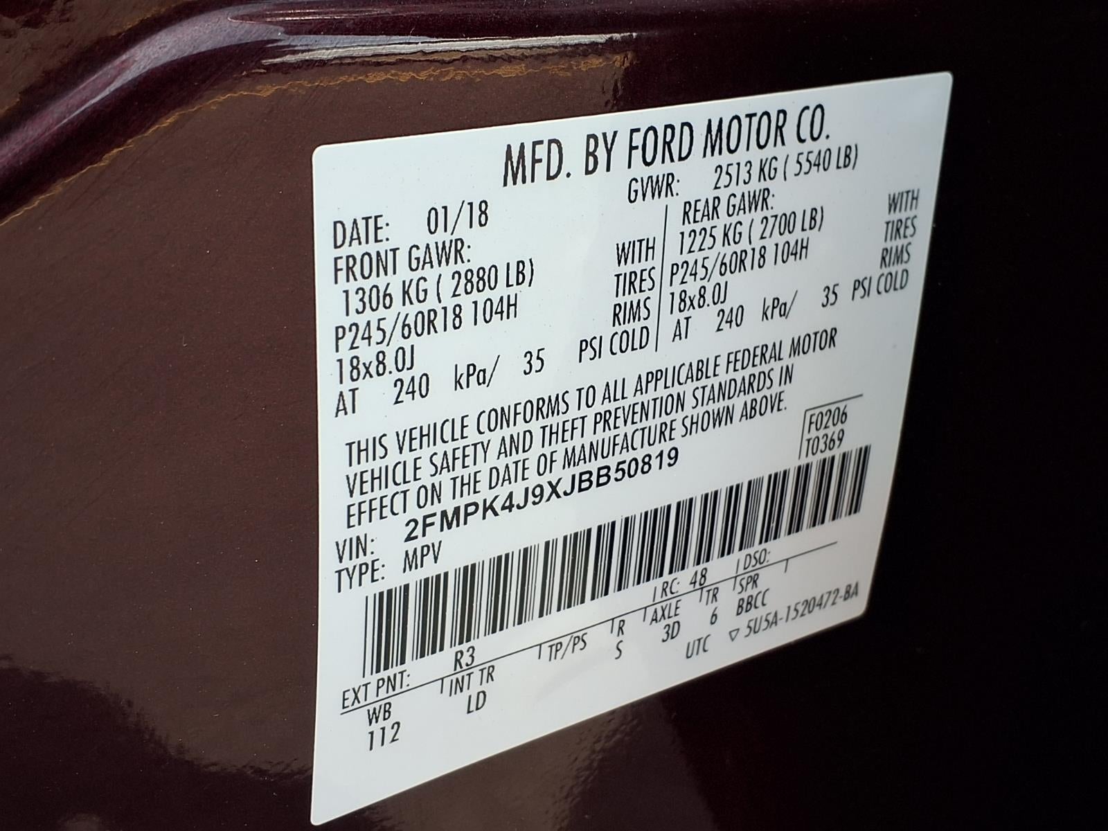 2018 Ford Edge SEL