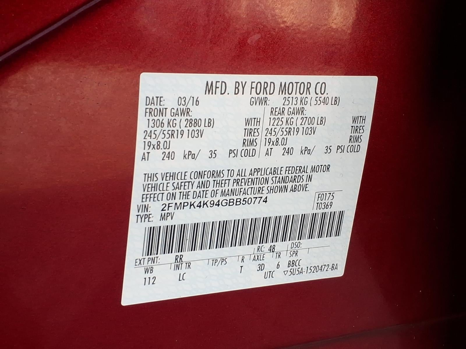 2016 Ford Edge Titanium