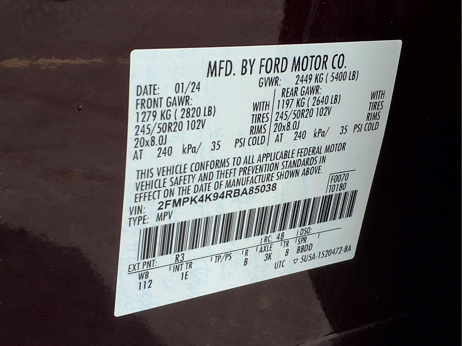 2024 Ford Edge Titanium
