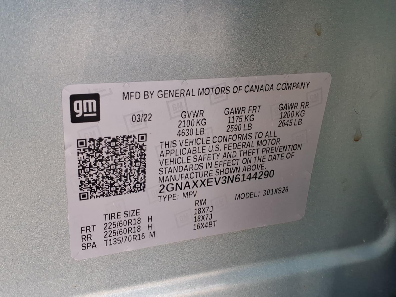 2022 Chevrolet Equinox Premier