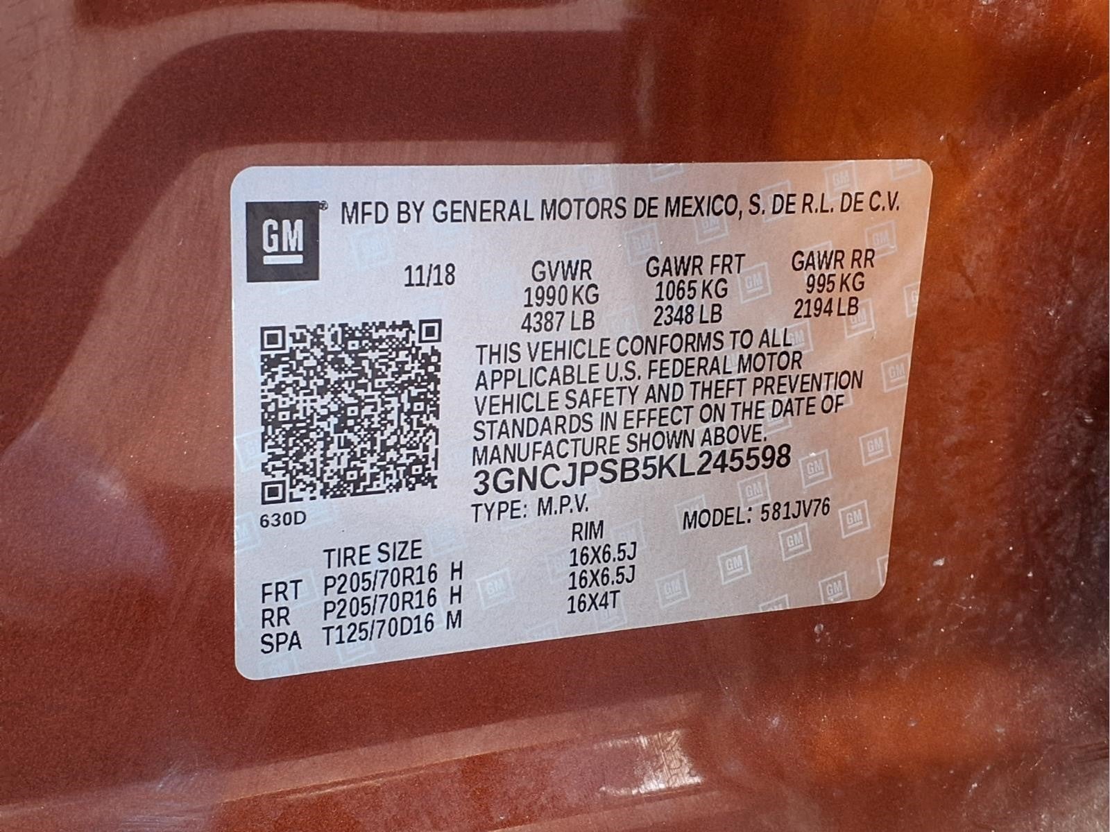 2019 Chevrolet Trax LT
