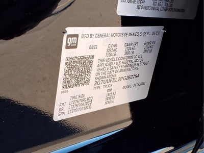 2023 GMC Sierra 1500 AT4X