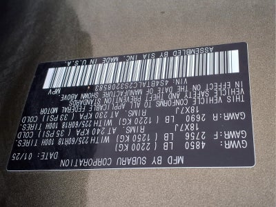 2025 Subaru Outback Onyx Edition