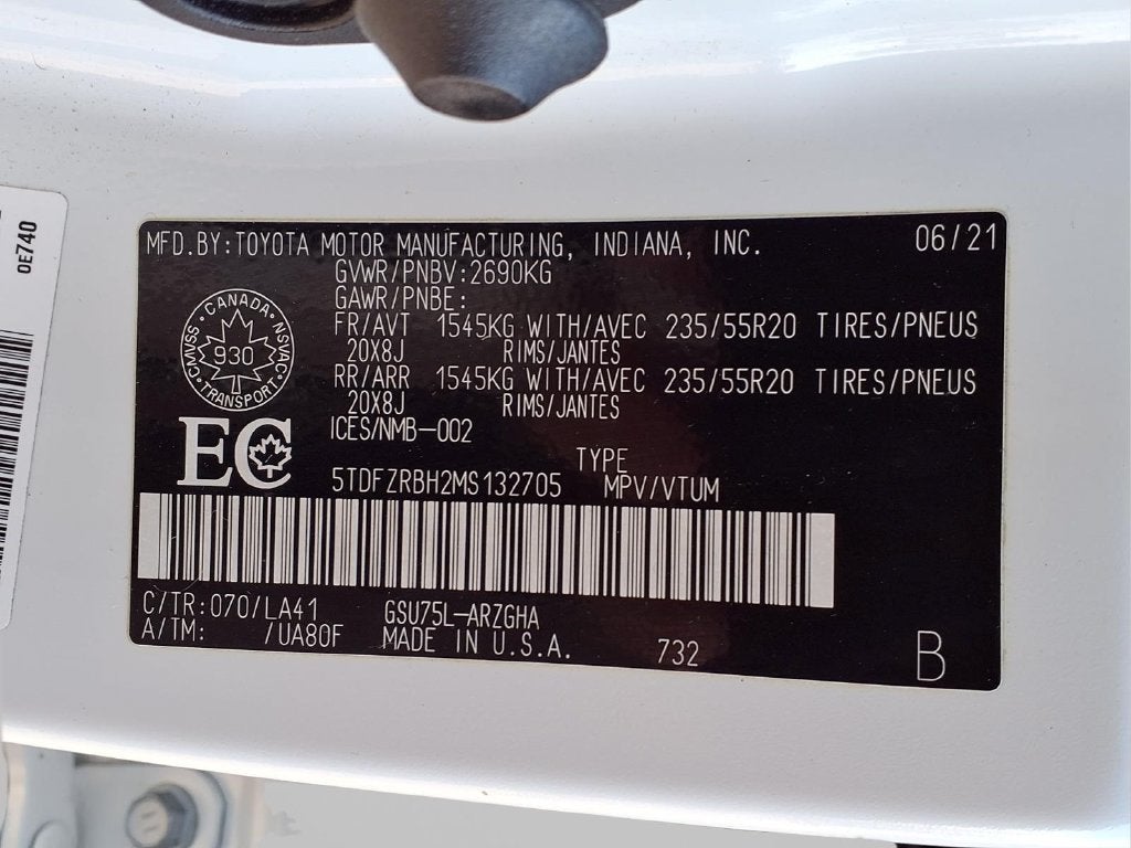 2021 Toyota Highlander Platinum