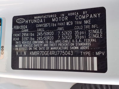 2024 Hyundai PALISADE Calligraphy