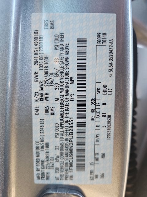 2023 Ford Escape ST-Line