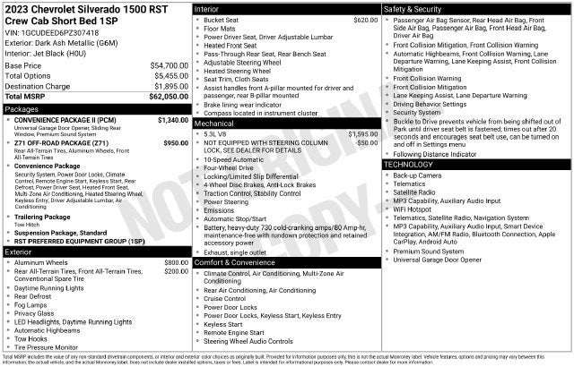 2023 Chevrolet Silverado 1500 RST