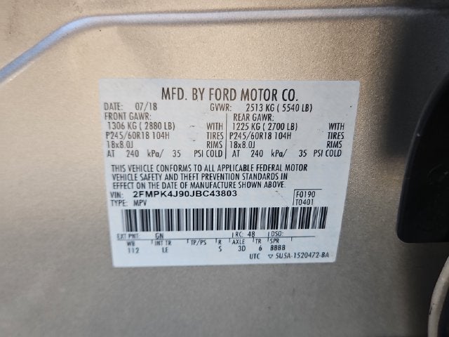 2018 Ford Edge SEL