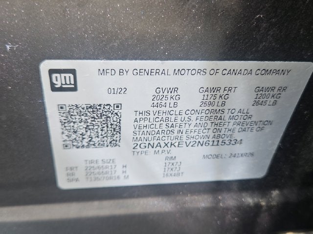2022 Chevrolet Equinox LT