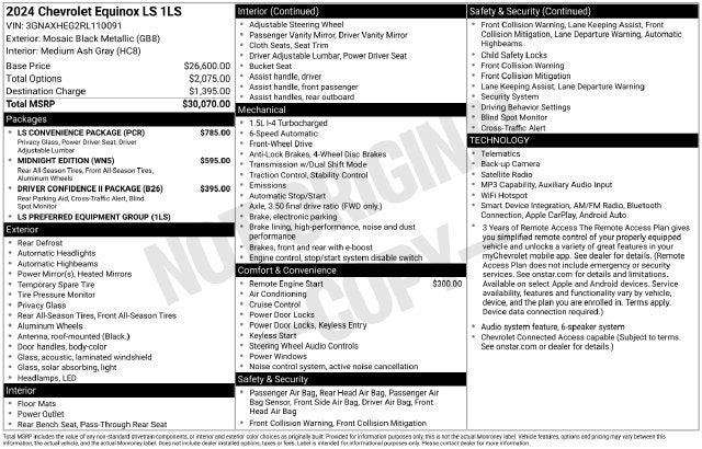 2024 Chevrolet Equinox LS